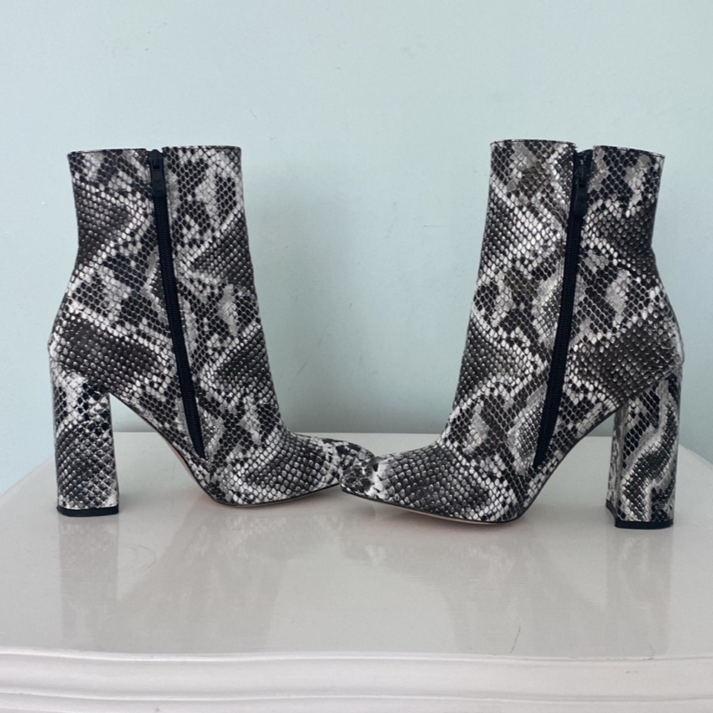 Snakeskin Booties - Picture 3 of 3